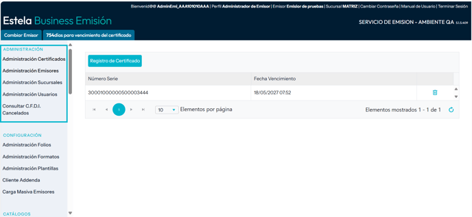 Administración