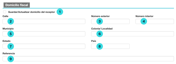 domicilio cliente