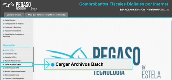 cargar archivos batch