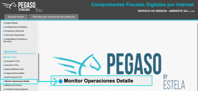 monitor operaciones detalle